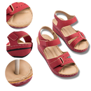 Sandálias ortopédicas femininas com suporte de arco, ideais para cuidado das costas, marca Xisheep, design confortável e elegante.