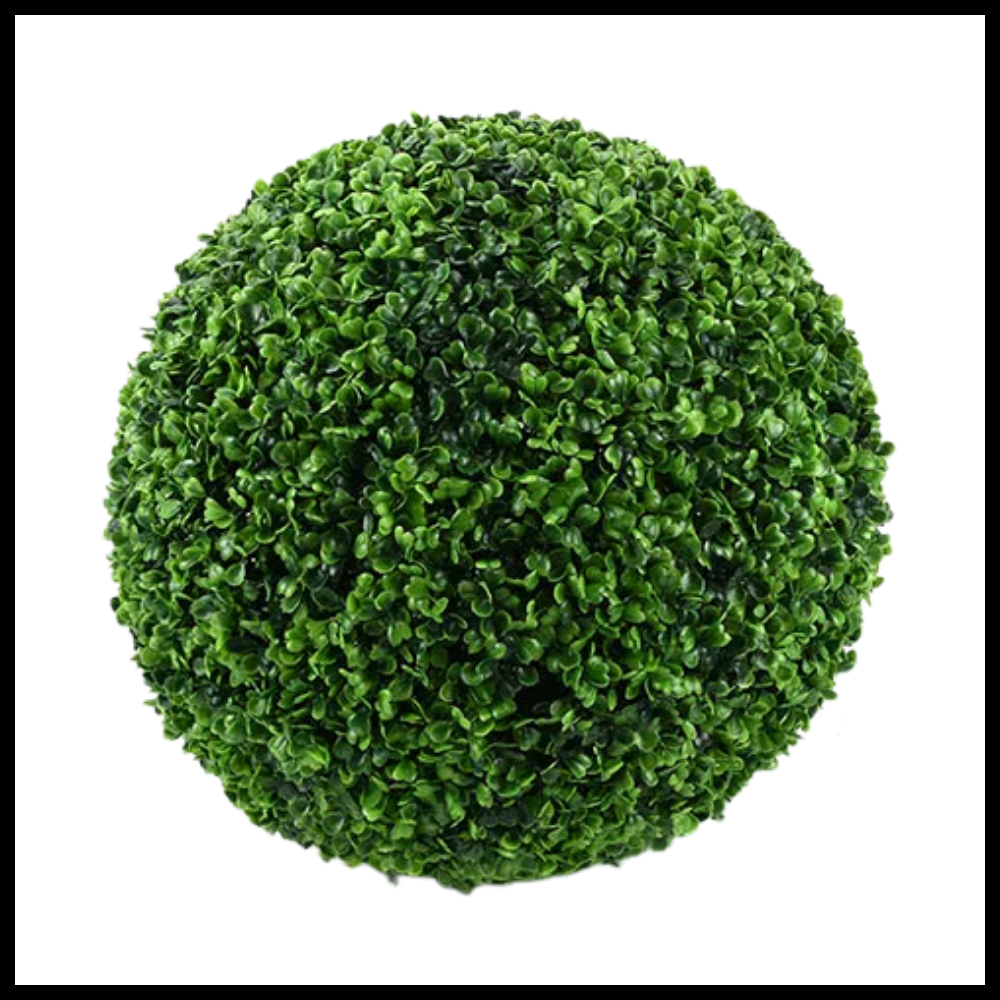 Conjunto de bolas de grama artificial para topiaria, plantas e flores artificiais da marca Asia, ideal para decoração de jardim.