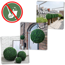 Bolas de grama topiária artificial da marca Asia, com folhagem verde e textura realista para decoração de ambientes.