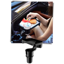 Porte-gobelete para carro com suporte rotativo, feito por Asnouifu, ideal para manter bebidas e objetos de entretenimento no veículo.