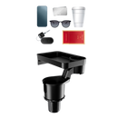 Porte-gobelet com suporte rotativo para carro, marca Asnouifu, ideal para manter bebidas e objetos organizados no veículo.