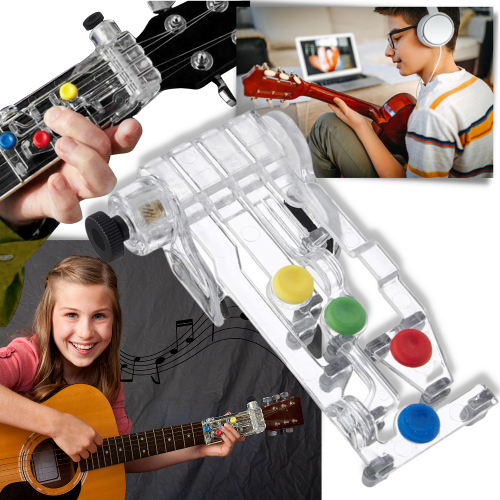 Outil de apprentissage des accords de guitare de la marque Asuda Outdoor Discount, accessoire pour instruments de musique.