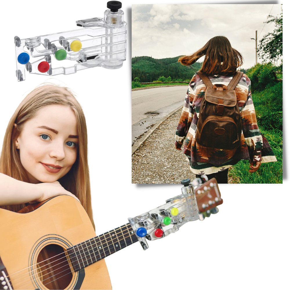 Outil de apprentissage des accords de guitare de la marque Asuda Outdoor Discount, accessoire pour instruments de musique.