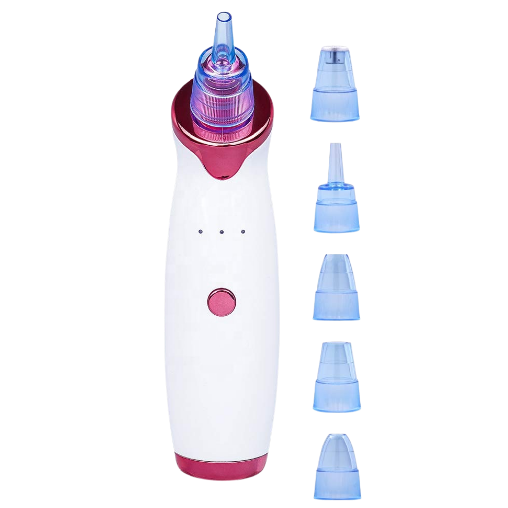 Aspirador extracteur de points negros da Asupermall, dispositivo de cosméticos para limpeza facial com design compacto.