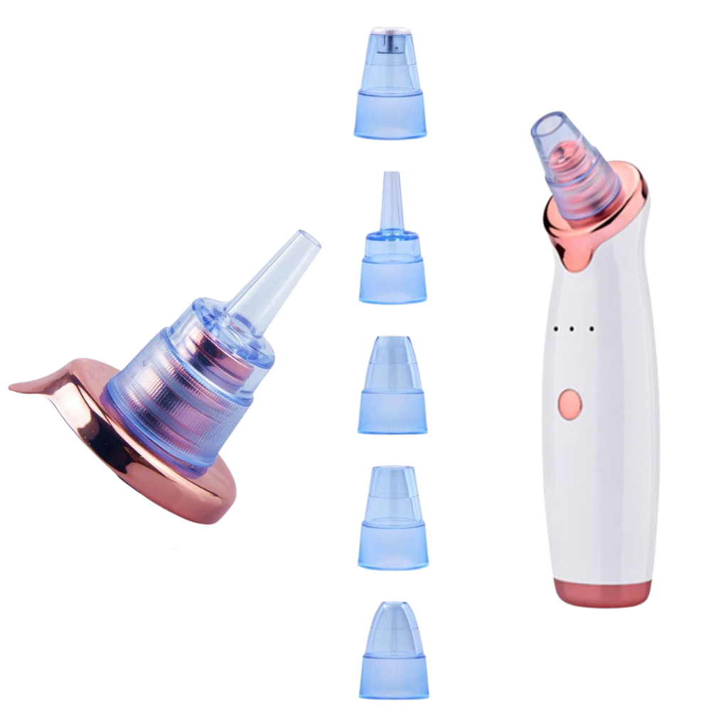 Aspirador extrator de cravos da Asupermall, dispositivo de cosméticos para remover pontos negros da pele facial.