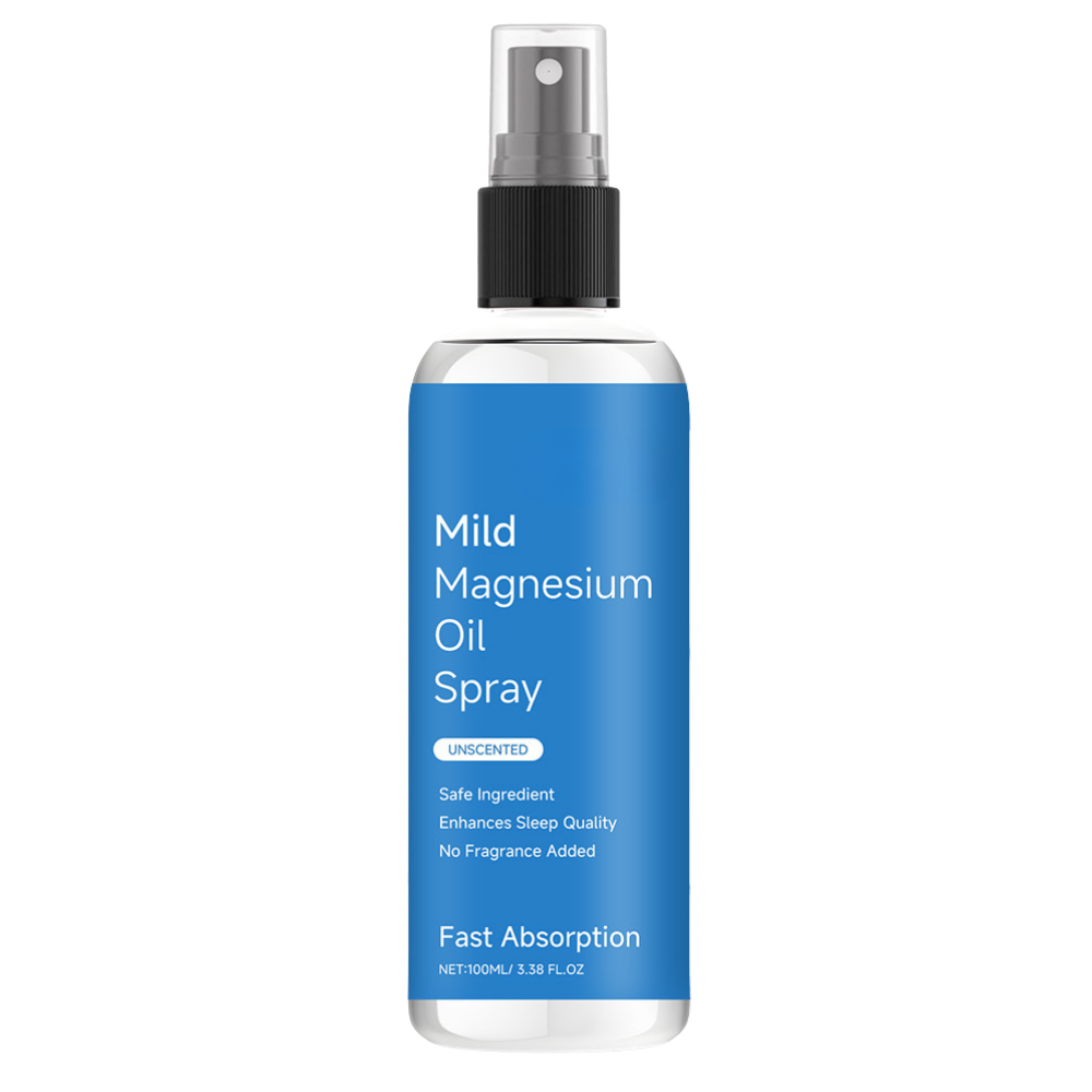 Spray relaxante de magnésio da Asutra para fitness e bem-estar, com embalagem visível e rótulo branco.