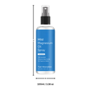 Spray relaxante com cloreto de magnésio da marca Asutra, usado em fitness e nutrição para relaxar músculos.