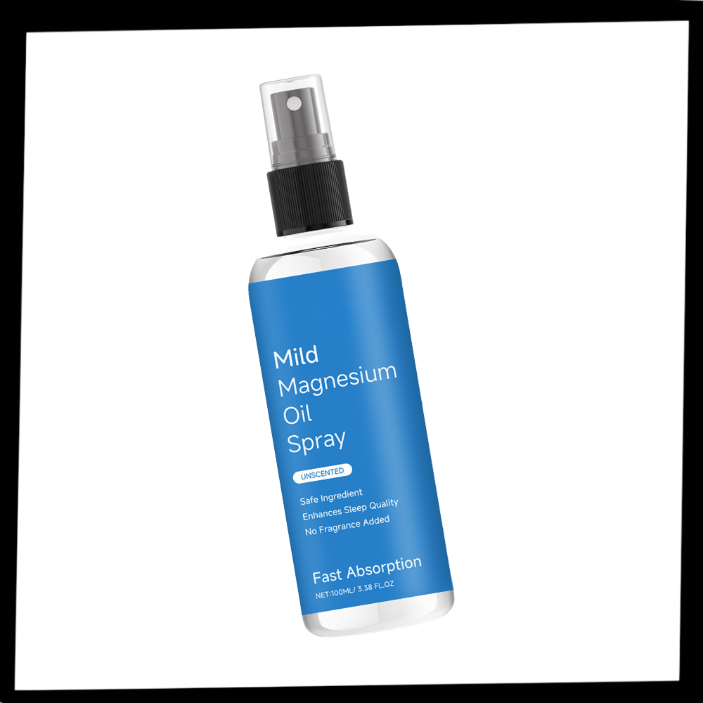 Spray relaxante au chlorure de magnésium de la marque Asutra, destiné à la détente musculaire et au bien-être.