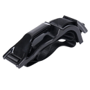 Ajustador de cinto de segurança preto para mulheres grávidas da marca Atopoler, com design confortável para segurança veicular.