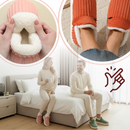 Pantuflas Audeban de interior em pelúcia macia, cor rosa, confortáveis e aconchegantes para uso doméstico.