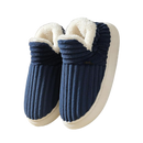 Pantuflas de interior Audeban em pelúcia macia rosa, confortáveis e quentinhas para uso em casa, tamanho EU 36-37.