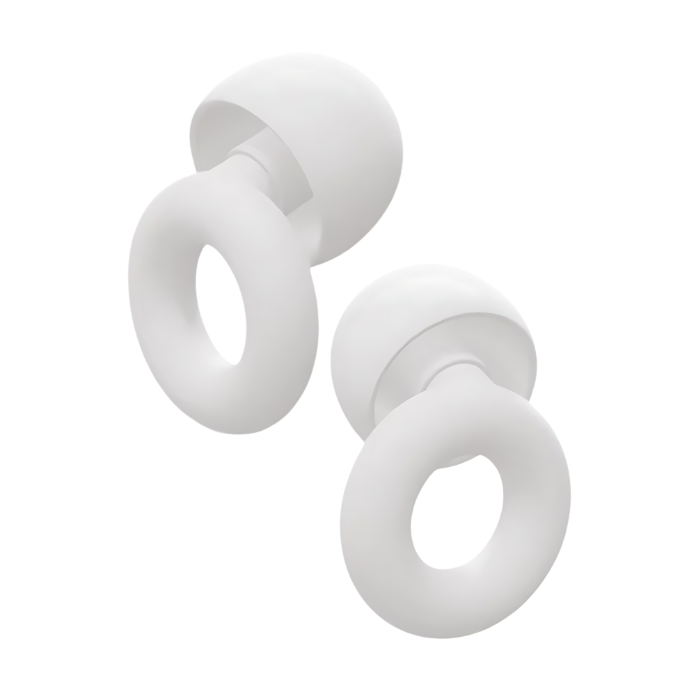 Bouchons d'oreille en silicone turquoise Audree pour soin des oreilles, confortables et réutilisables.