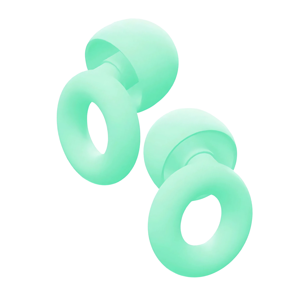 Bouchons d'oreille en silicone Audree pour soin des oreilles, turquoise, petits et doux pour une protection auditive confortable