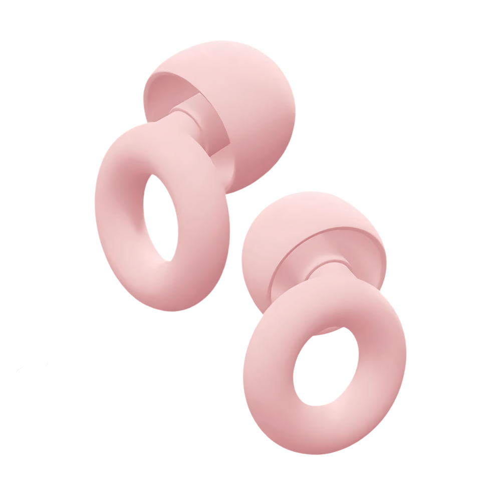 Bouchons d'oreille en silicone turquoise Audree, soin des oreilles, protection contre le bruit et l'eau, petit format.