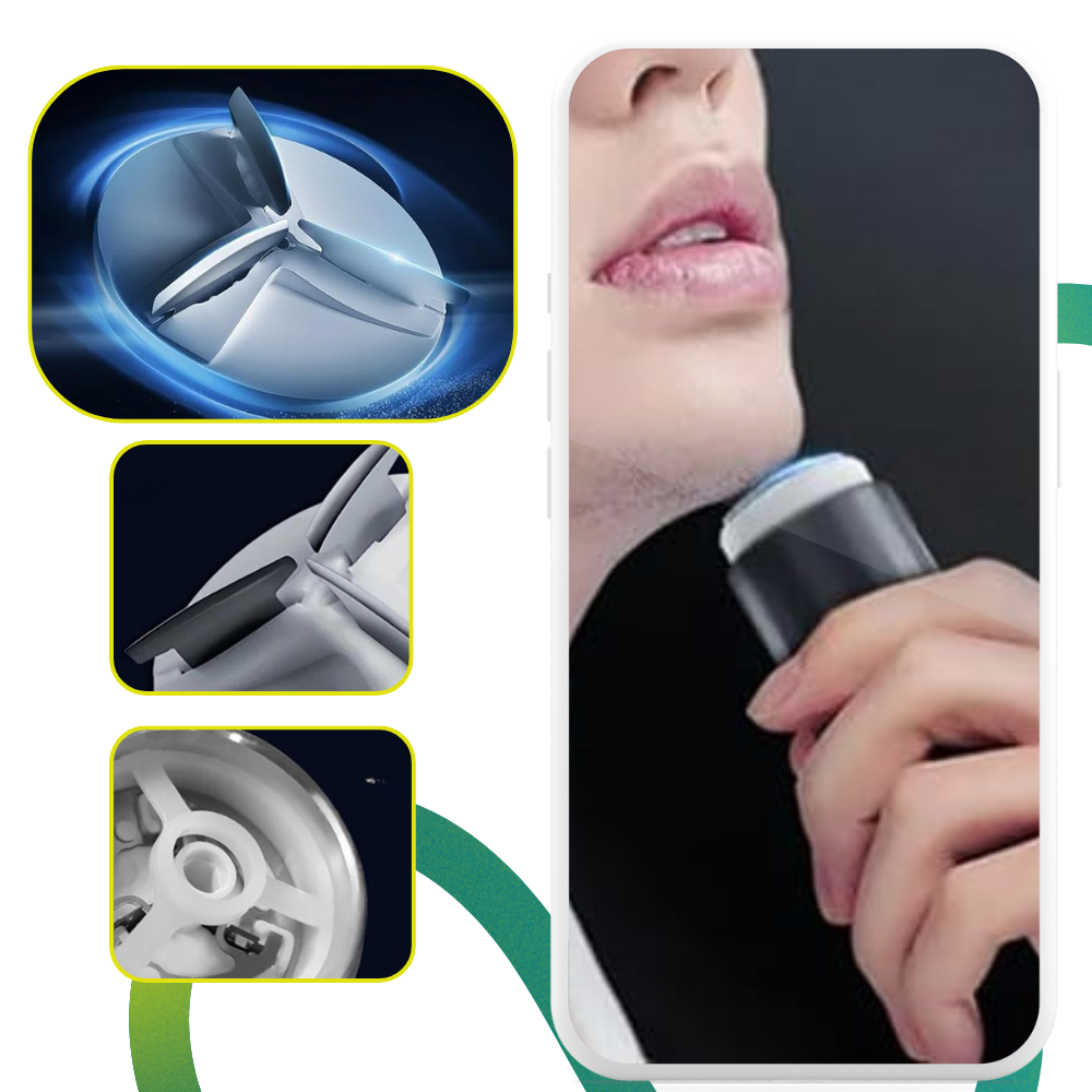 Razador elétrico de alta velocidade da marca Augper para rasagem e cuidados pessoais, com lâmina moderna e design ergonômico.