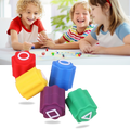 Conjunto de jogo tradicional Gonggi da Hbrc Play com bolas coloridas para jogar e divertir.
