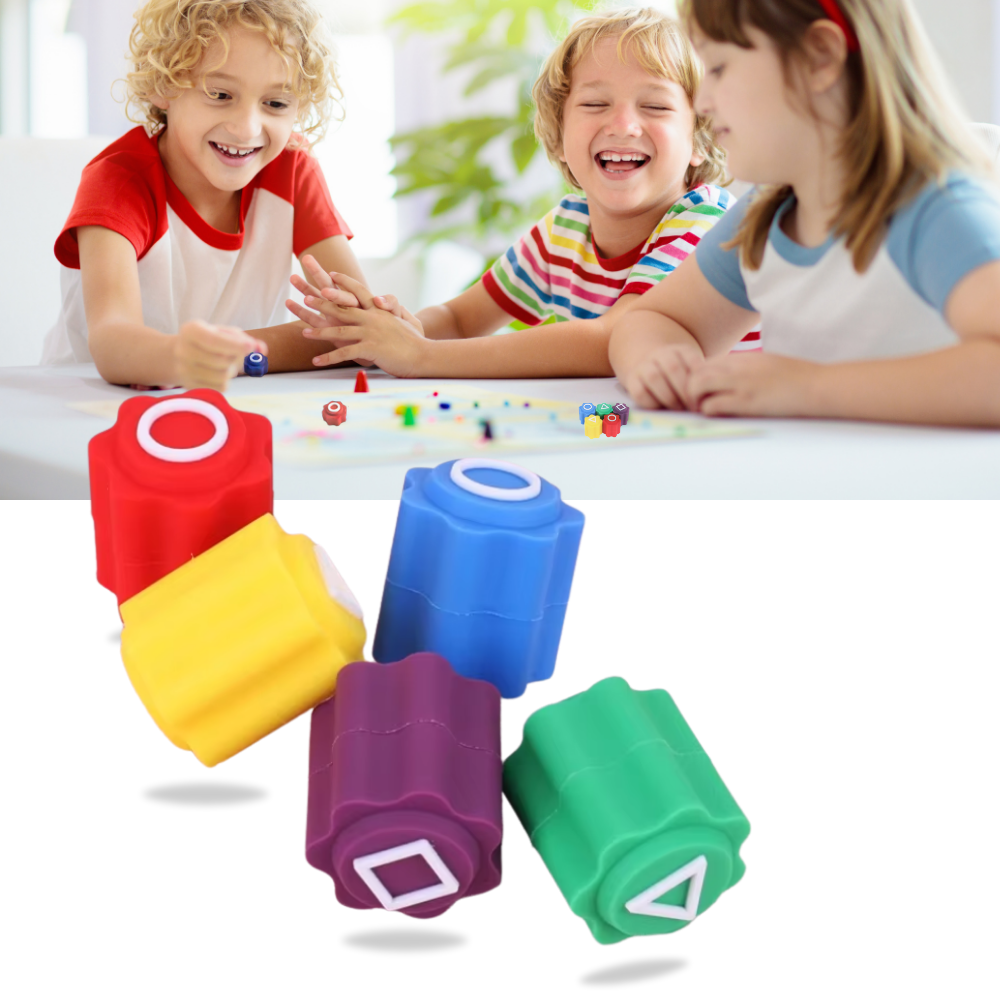 Conjunto de jogo tradicional Gonggi da Hbrc Play com bolas coloridas para jogar e divertir.