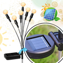 Luminárias solares automáticas à prova d'água da M&t Tech para iluminação externa com LEDs brilhantes.