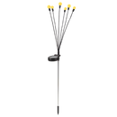 Luminárias LED solares automáticas à prova d'água para uso externo, luz branca quente, marca M&t Tech.