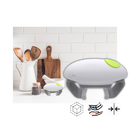 Abridor de pote elétrico automático VirgilSon, compacto e elegante, ideal para abrir potes de vidro com facilidade na cozinha.