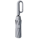 Guarda-chuva cinza resistente ao vento com trava automática da Homgreen, ideal para dias chuvosos e ventosos.
