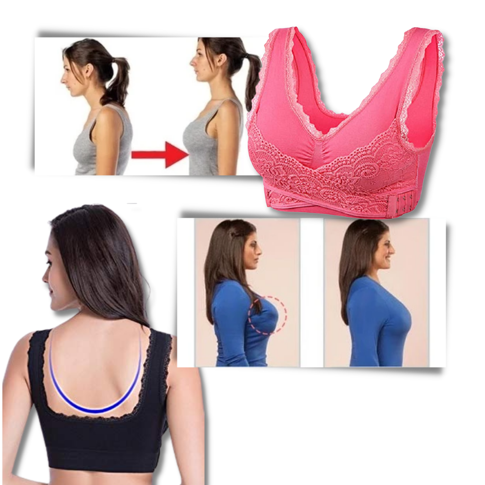 Soutien-gorge push-up sem costura e sem fio da marca Bali, em cor preta, com design confortável e sem detalhes visíveis.