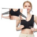 Soutien-gorge push-up sem costura e sem fio da Bali, modelo preto, com design confortável e suporte natural.