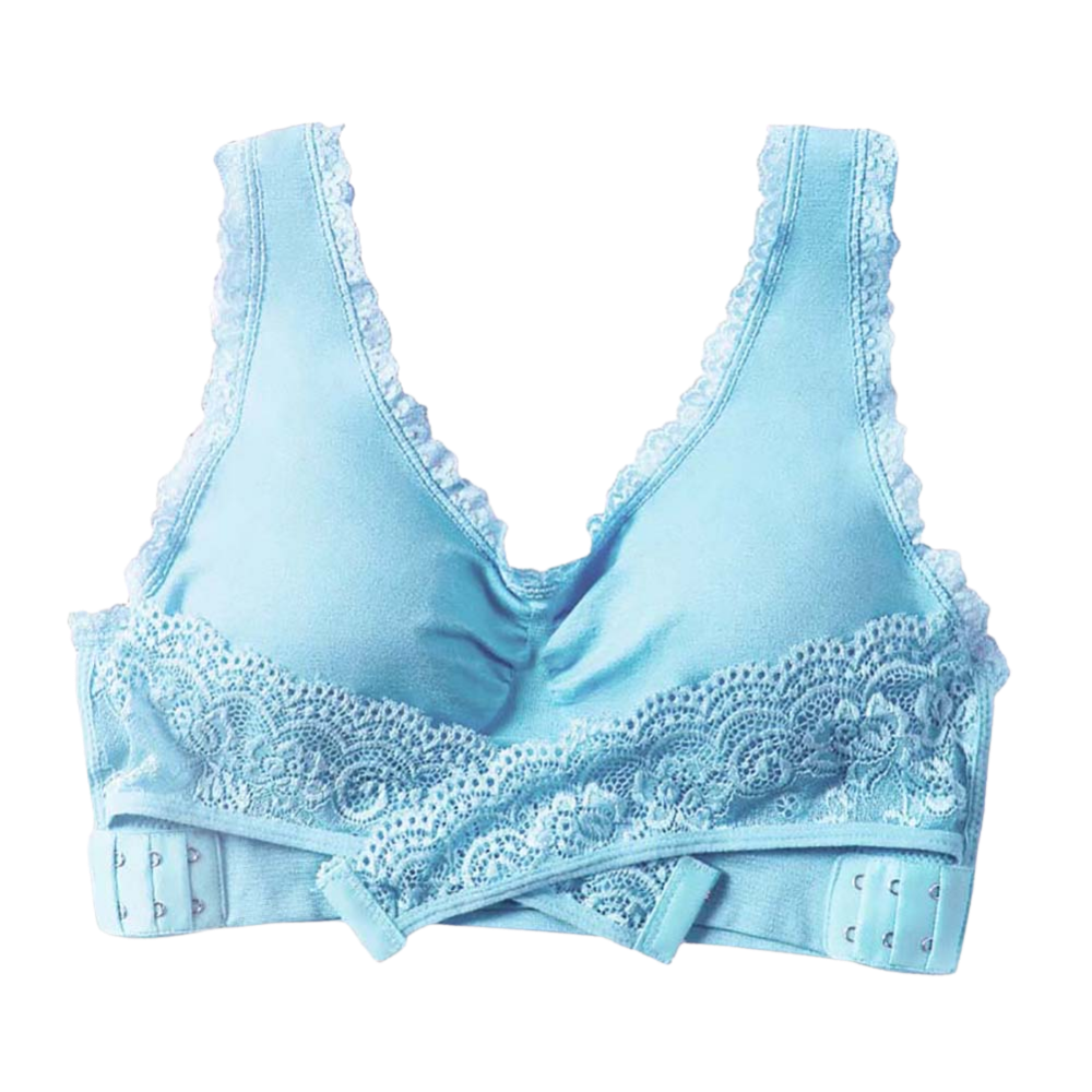 Soutien-gorge push-up sem costura e sem fio da Bali, em preto, com design confortável e ajuste natural.