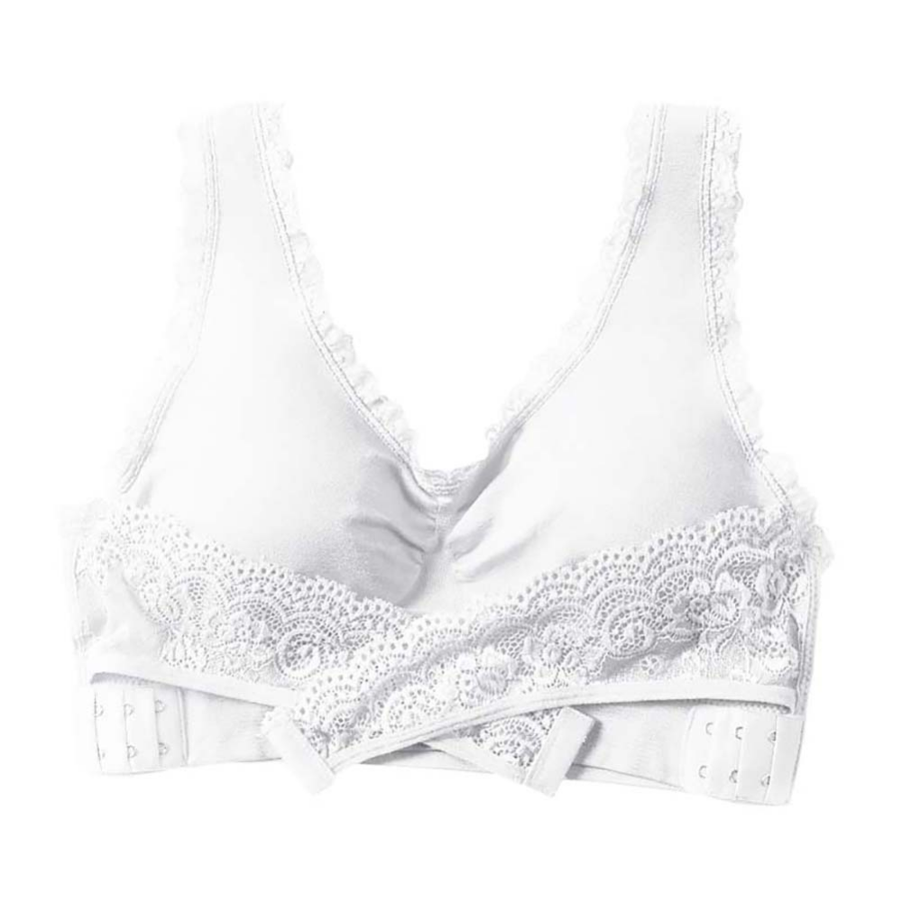 Soutien-gorge push-up sem costura e sem fio da Bali, em preto, com design confortável e acabamento suave.