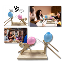 Jogo de esgrima com balões de bambu da Weisipu, com figuras divertidas e acessórios para brincadeiras ao ar livre.
