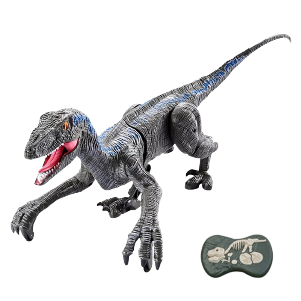 Dinossauro de brinquedo com controle remoto, acessório para veículos radiocommandados, na cor cinza, marca Banggood