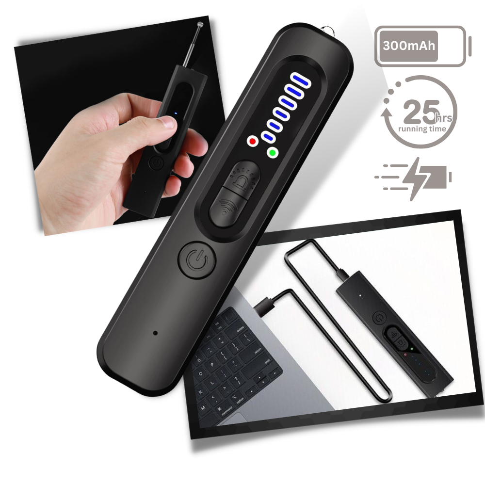 Detectores de câmeras escondidas da Banggood, dispositivo de vigilância para localizar câmeras ocultas em ambientes.