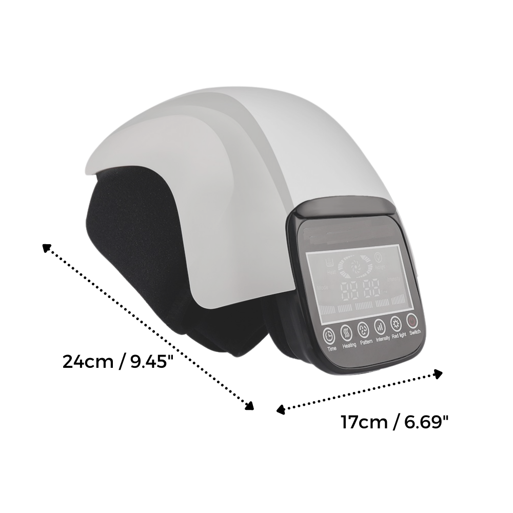 Masseur elétrico infravermelho para joelhos, dispositivo de massagem e relaxamento da marca Banggood.