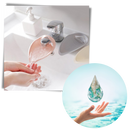 Extensão de torneira de silicone da marca Baofu, peça de material de encanamento de cor cinza, para conexão de torneiras.