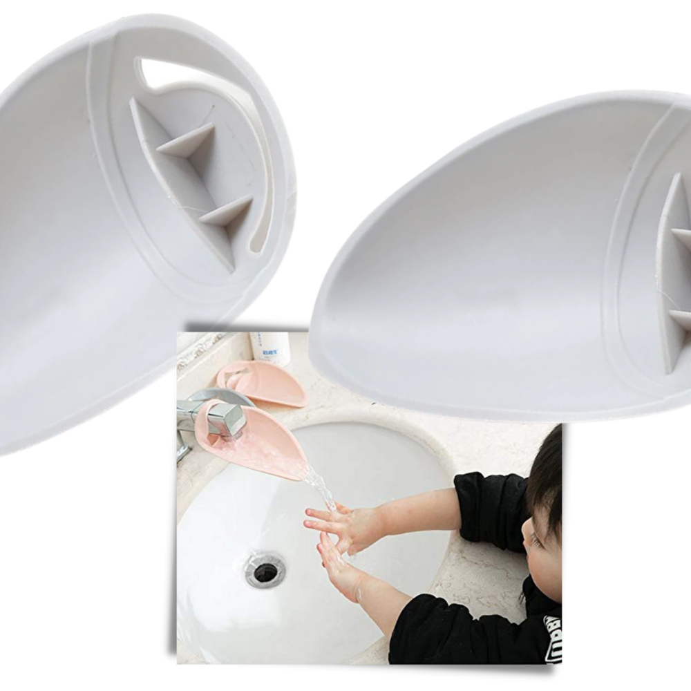 Extensão de torneira de silicone da marca Baofu, peça de material de encanamento de cor cinza para facilitar o uso.