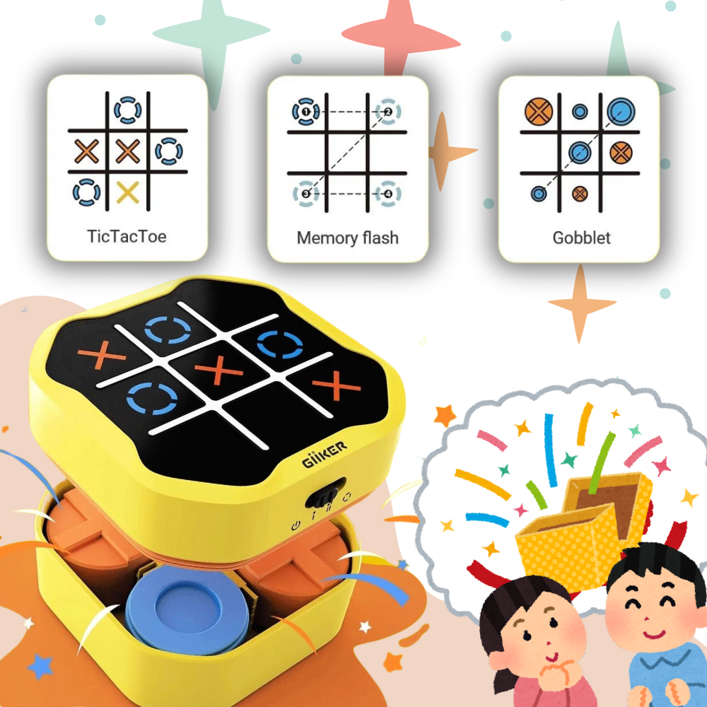 Quebra-cabeça com pilhas da marca Kangnenghuishiye, jogo de tabuleiro com peças de cérebro e diversão infinita.