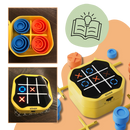 Quebra-cabeça com pilhas da marca Kangnenghuishiye, jogo de tabuleiro com peças que estimulam o raciocínio rápido e habilidades cognitivas
