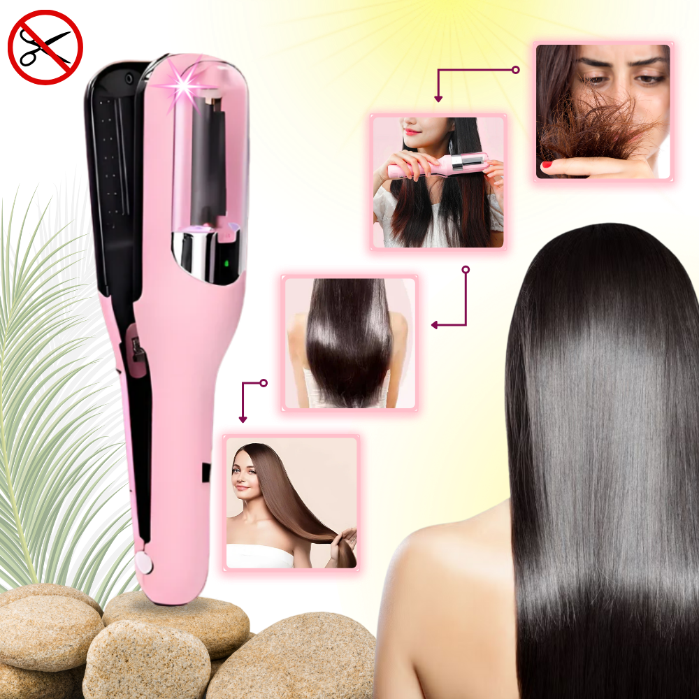 Tondeuse para cabelo anti-emborrachamento Bbzui, ferramenta de cuidado capilar para fios mais saudáveis e sem pontas duplas.