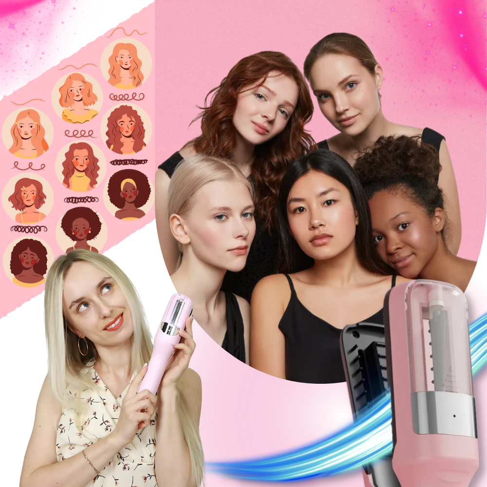 Tondeuse para cabelo anti-ruídos da marca Bbzui, ferramenta de cuidado capilar para prevenir pontas duplas.