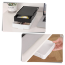 Organizador de gaveta de escritório invisível Beatleru, em preto, para arrumar utensílios de escritório de forma discreta.