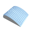 Almofada de suporte lombar e cervical Beauare para massagem e relaxamento, na cor azul, com design ergonômico e confortável.