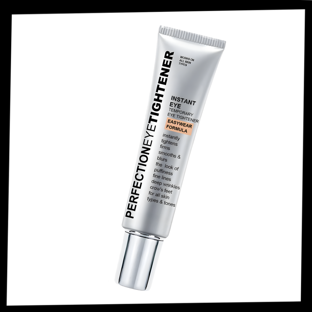 Creme para o contorno dos olhos da Beauty Skin, com efeito reafirmante e iluminador, em embalagem de cosméticos.