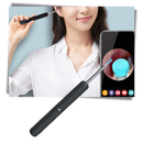 Cure-Oreille Bebird, dispositivo inteligente para cuidado de ouvidos, em design branco com detalhes tecnológicos.