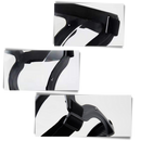 Máscara de proteção Beiyueji com tela protetora completa transparente, cobertura facial total e design em preto.