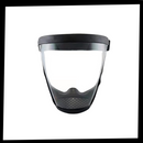 Máscara de proteção Beiyueji com tela protetora transparente e cobertura completa, ideal para segurança facial.