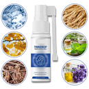 Spray natural para saúde dos ouvidos da marca Bemona, tratamento seguro para acufeno, frasco com pulverizador branco