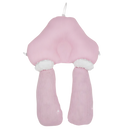 Coussin d'allaitement Benbat bleu com proteção de cabeça, confortável e macio para amamentação e suporte do bebê.
