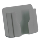 Suporte de parede adesivo para telefone Bescita, branco, para celular, fixação prática para telefones móveis.