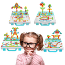 Conjunto de perceuse para mosaico, jogo de destreza da marca Bestchoiceproducts, com ferramentas e acessórios visíveis na imagem.