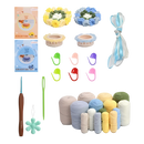 Sous-verres criativos DIY da Bexikou com duas cores, ideal para projetos de artesanato e decoração de mesa.